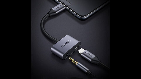 2-in-1 USB C to 3.5mm Headphones Adapter, with PD 30W Fast Charging