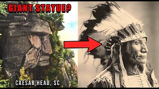 Un antico monolite in Carolina del Sud o la testa pietrificata di un gigante?