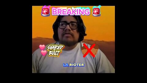 BREAKING NEWS: A now nut-less LA rioter claims a Los Angeles