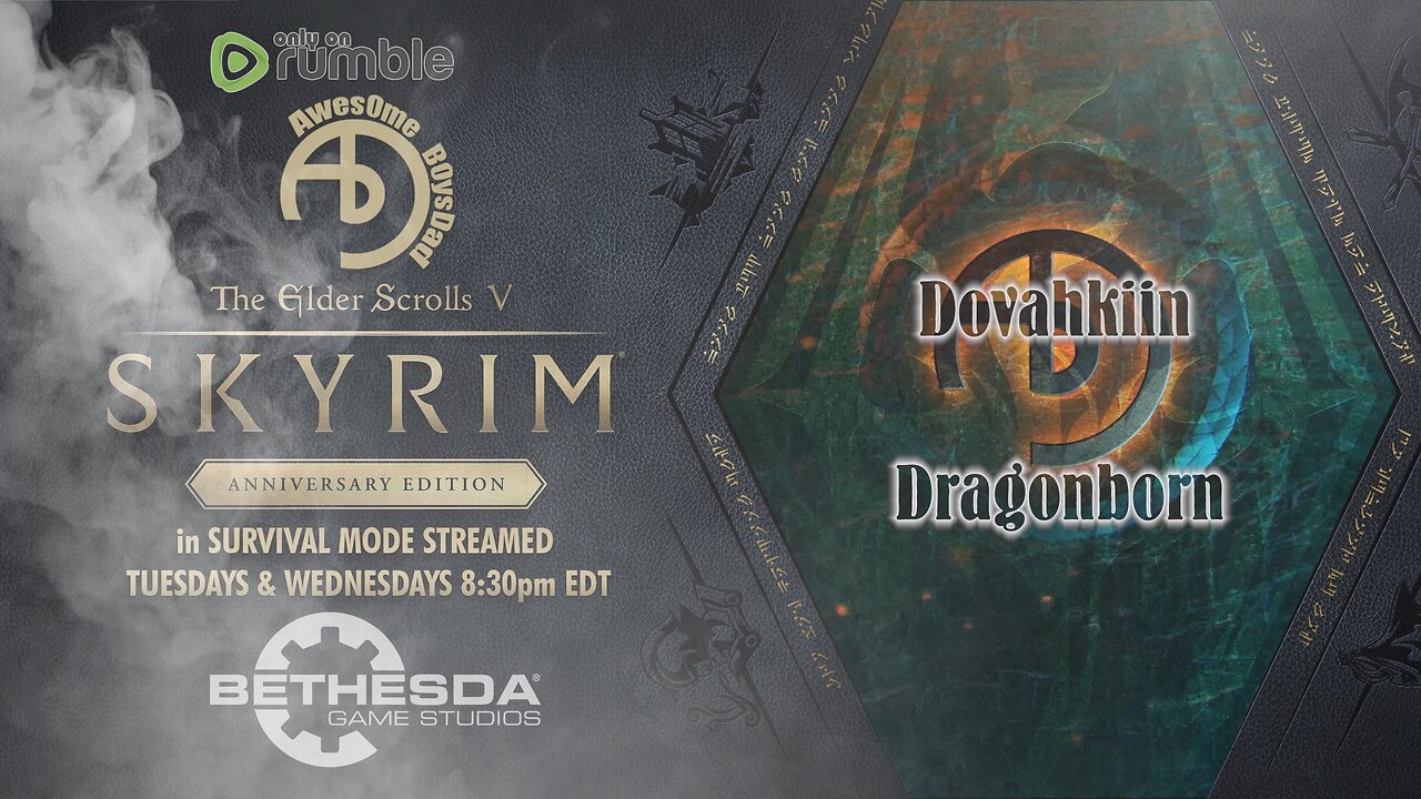 Skyrim Anniversary Edition Survival Mode (1440p) Every Tuesday and Wednesday 8:30pm EDT