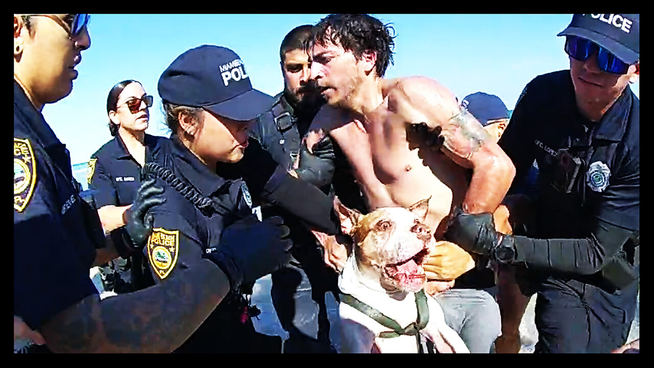 Man Allegedly Tries To DROWN His Own Dog At The Beach?!