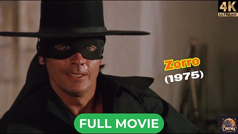 Zorro (1975) | Alain Delon, Stanley Baker Action | 4K Western Full Movie