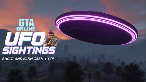 GTA V Online - My First UFO Sighting This Season!