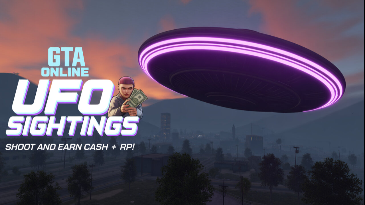 GTA V Online - My First UFO Sighting This Season!