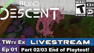 2025 Blind Descent Playtest (Episode 01) Part 02/03 End of the Playtest (Ex Livestream)!