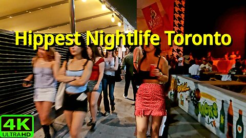 【4K】Ossington Nightlife: Toronto's 'COOLEST Street' After Dark 🥂 Canada 🇨🇦