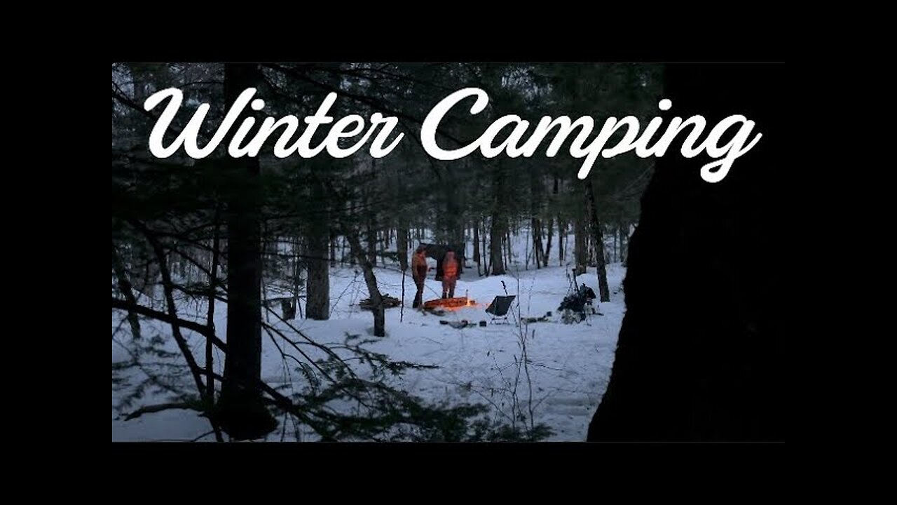 "Winter Wonderland Camping: Surviving the Snowy Woods & Cooking in -10°C!"
