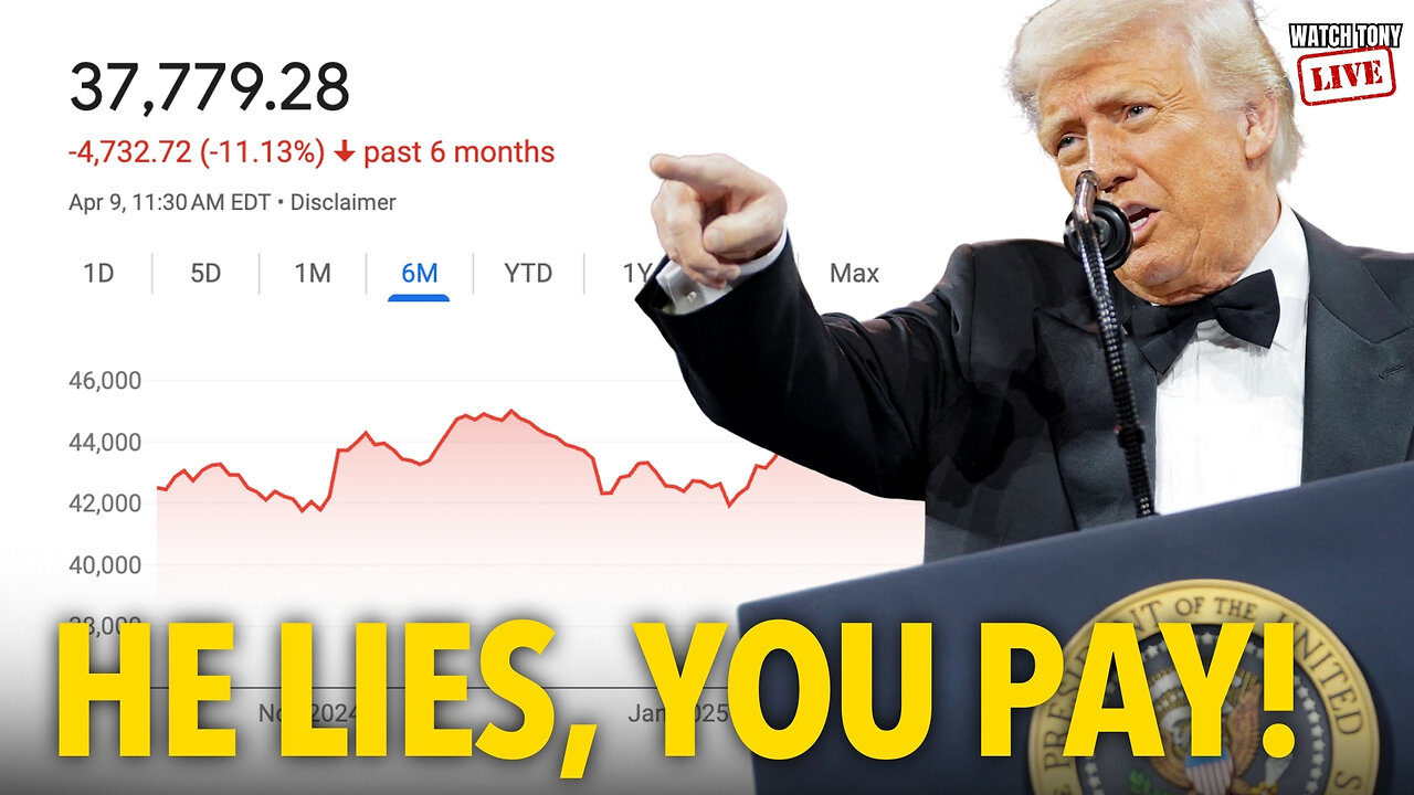 Trump Tariff Madness: Lie, Blame China, Make YOU Pay | The Tony Michaels Podcast #878