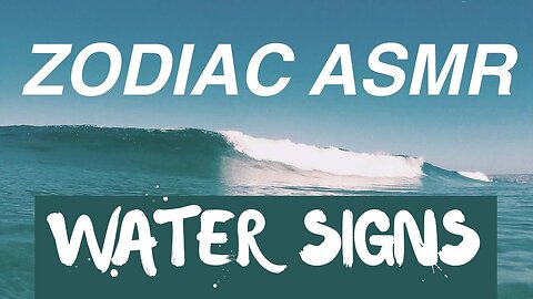ASMR Zodiac Signs WATER BABIES (Lo-fi, whispered, iPad doodles)