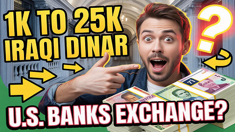Can You Swap 1K to 25K Iraqi Dinar Notes at U.S. Banks Full Exchange Details Inside! 💥 Iraqi Dinar