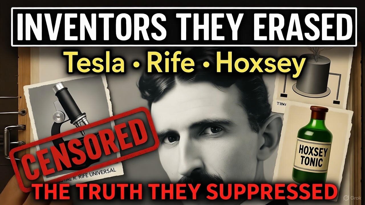 FORBIDDEN KNOWLEDGE: The Inventors Big Oil & Pharma Wanted ERASED | Tesla, Rife, Hoxsey