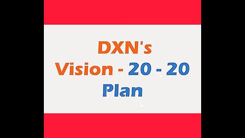 DXN’s Marketing Strategy For Vision 20/20 “THE MILLIONAIRE PLAN”