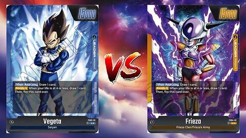 Learning to Play Dragonball Super Fusion World - Vegeta VS Frieza!!