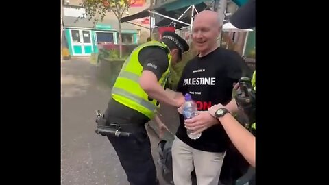 Arrested for wearing a tea shirt