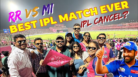 IPL VLOG 2025 || RR vs MI Match VLOG || The ROHIT SHARMA Show 💪 || SMS STADIUM JAIPUR🏏 || GWMK