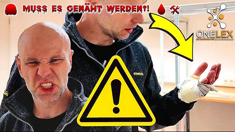 Regal-Aufbau Unfall – Muss die Wunde genäht werden? 🩸😱