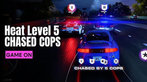 Heat Level 5 Police Chase in a B-Class Mitsubishi Eclipse! | NFS Unbound INSANE Escape