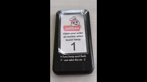 New Rectangle Call Device by Jollibee