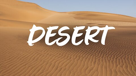 4K Soothing Desert Landscapes Relax & Sleep with Gentle Desert Ambience