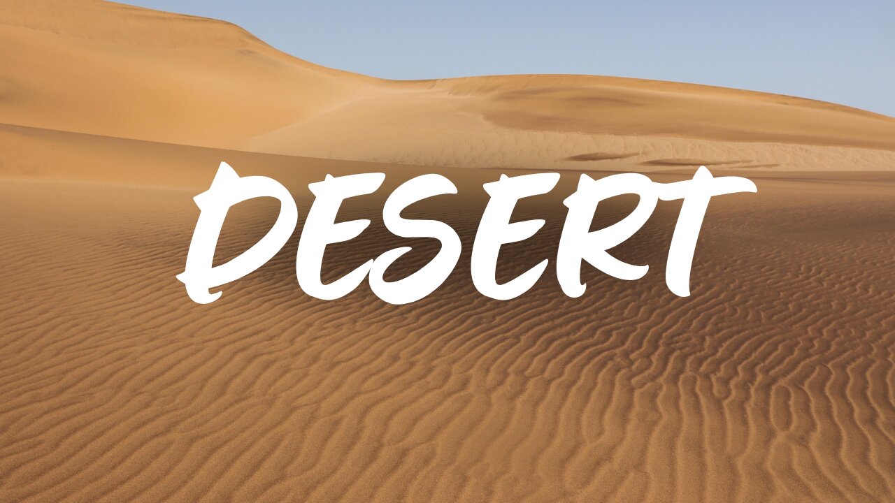 4K Soothing Desert Landscapes Relax & Sleep with Gentle Desert Ambience
