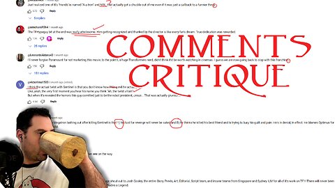 Friday's Fellowship - Comments Critique