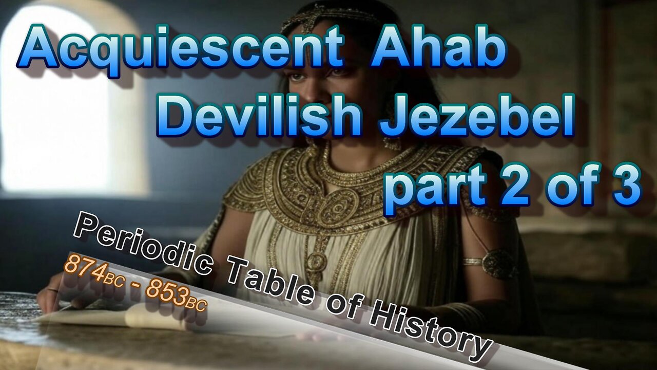 King Ahab of Northern Israel part 2 of 3