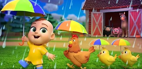 Rain Rain Go Away ｜ Animal Version ｜ Newborn Baby Songs & Nursery Rhymes