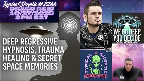 TSP #2266 - Drago Reid: Deep Regressive Hypnosis, Trauma Healing & Secret Space Memories