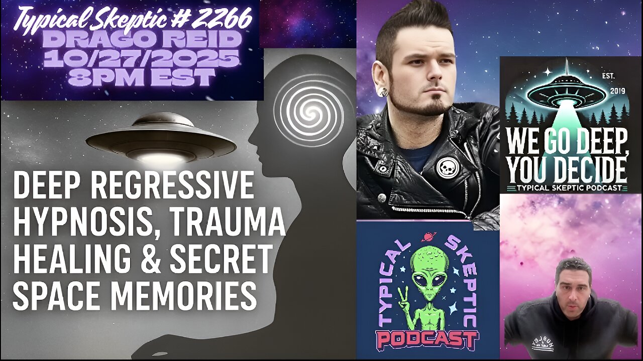 TSP #2266 - Drago Reid: Deep Regressive Hypnosis, Trauma Healing & Secret Space Memories