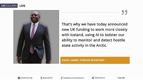 AI Everywhere, Accountability Nowhere: UK Funnels Millions into Autonomous Warfare | UK Column News