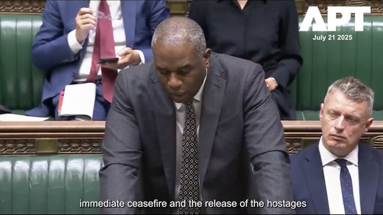 Israel Faces UK’s Wrath as David Lammy Condemns Gaza War Displacement Plan