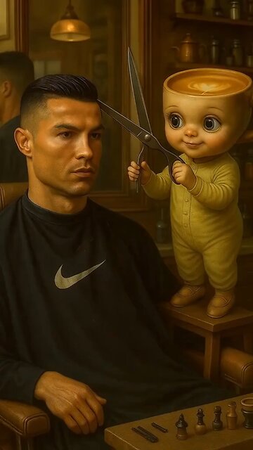 Rolando Hair Cut in velereena cappuccino 😱