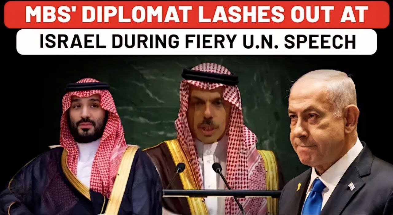 At UN, Saudi Arabia Lauds Macron's Palestine Decision Then Slams Netanyahu's Mid-East 'Aggressions'