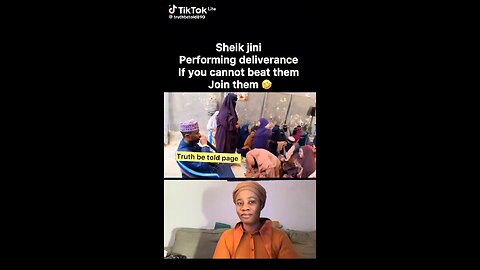 Imam conducting deliverance for Muslims