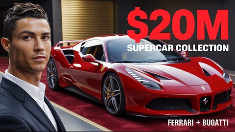 Cristiano Ronaldo’s $3 Million Ferrari & $17 Million Bugatti Centodieci – Supercar Collection