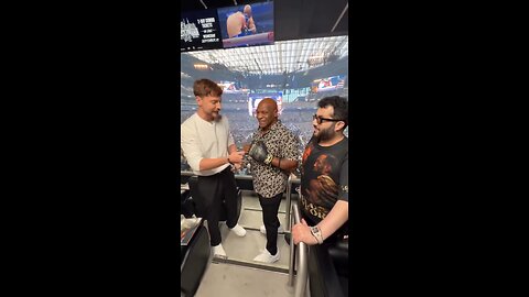 mr beast let mike tyson punch him 😭