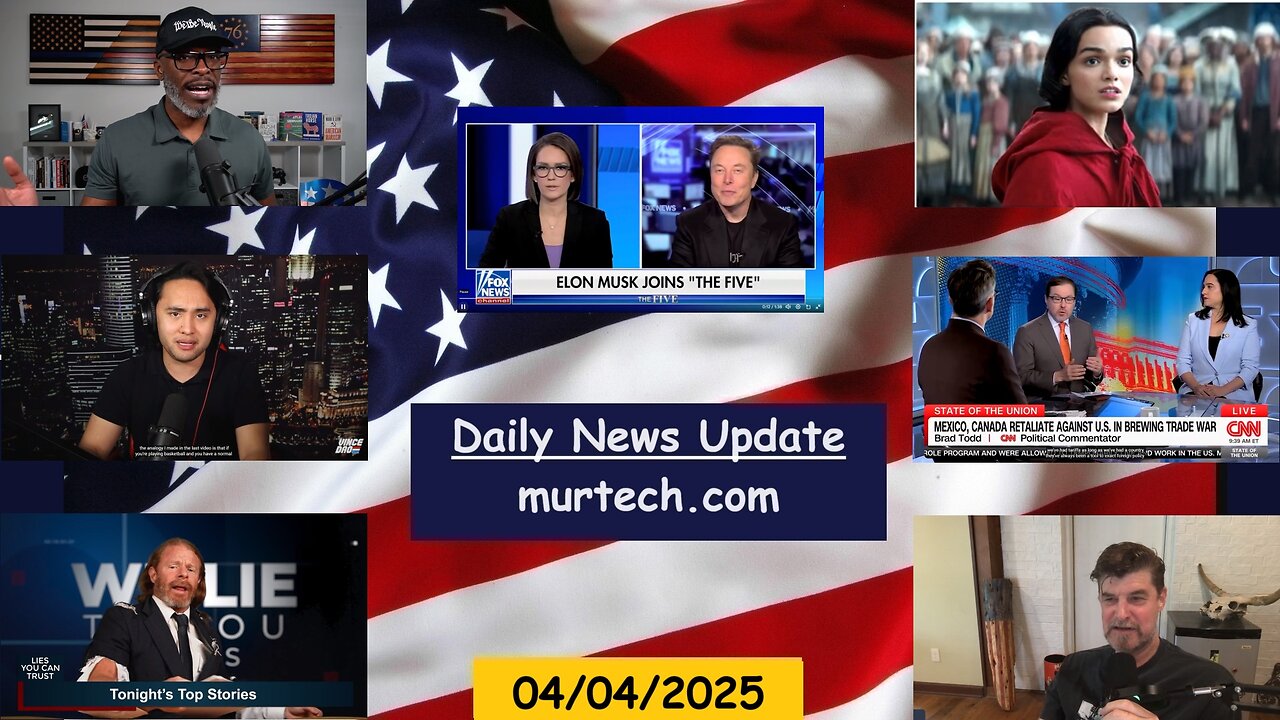 Anthony Brian Logan: RACIST, Awaken With JP: News Update, Doug In Exile: Elon, Vince Dao: Tariffs | EP1522