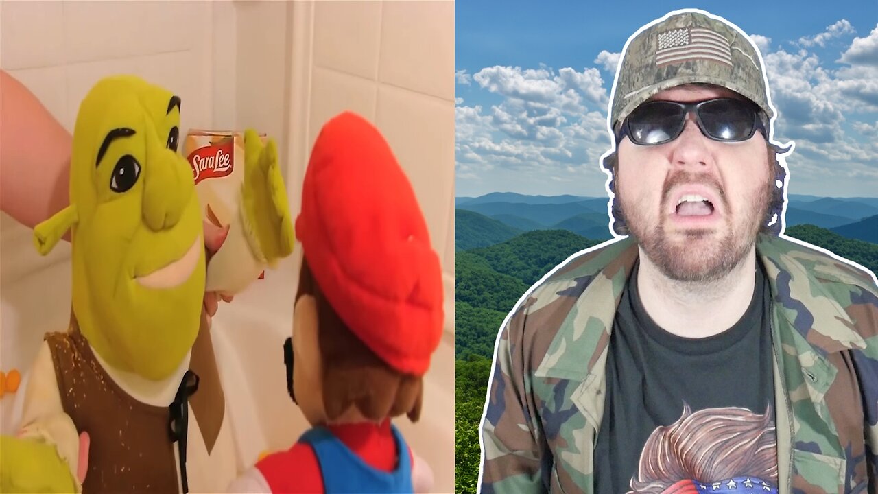 SML Movie: Shrek's Bath Problem (Second Reaction) (BBT)