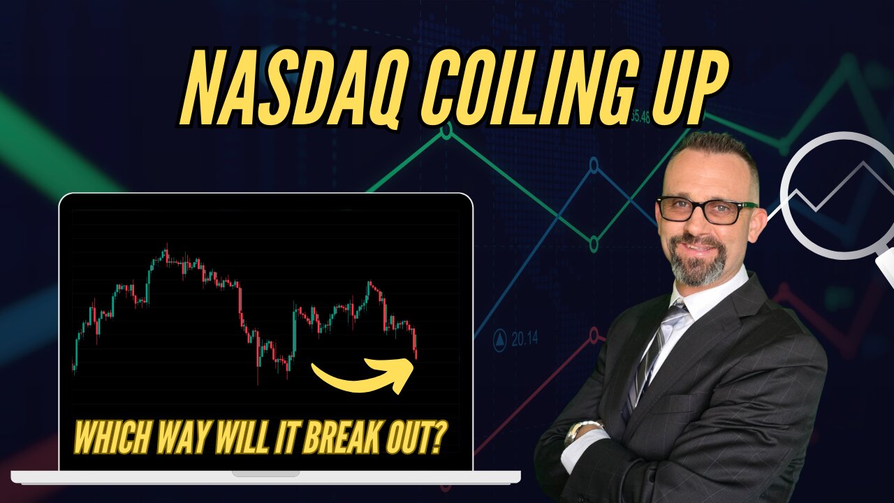 $NASDAQ Coiling Up. Which Way Will it Break Out? 9/2/2025
