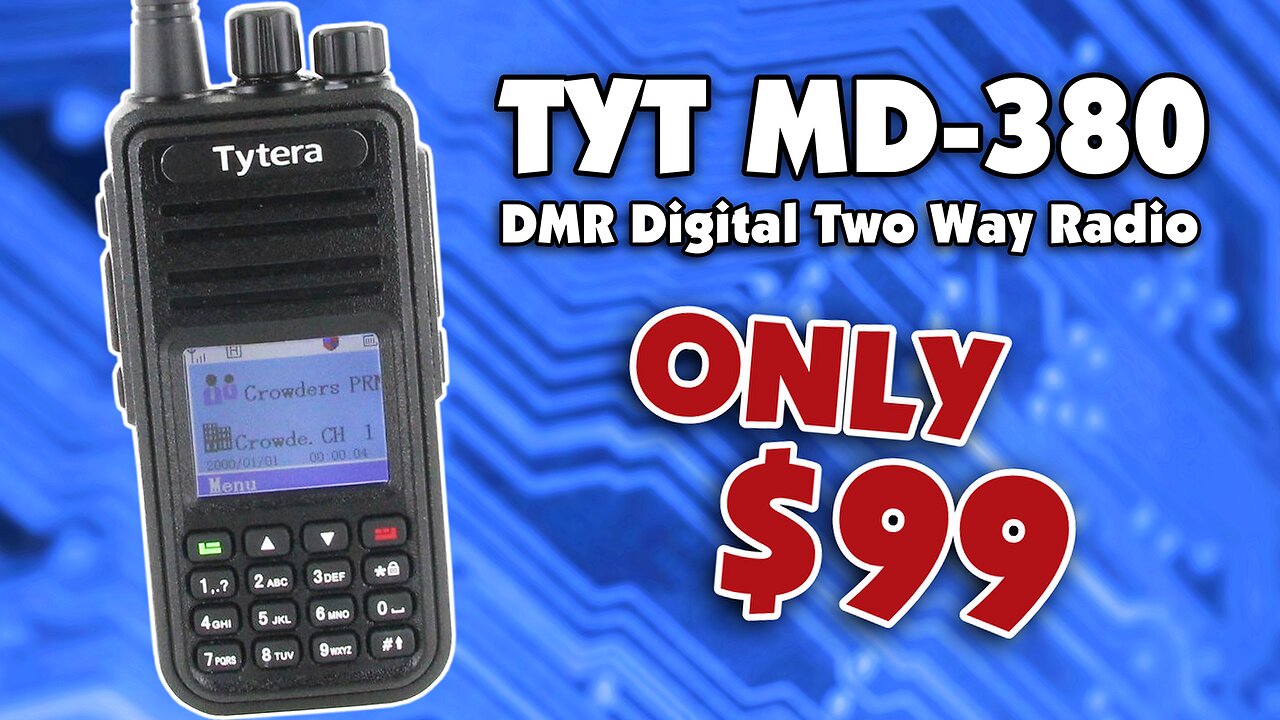 Digital Deal - The TYT MD-380 DMR Digital Two Way Radio is only $99!