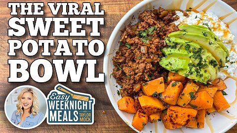 The Viral Sweet Potato Bowl on the Blackstone Griddle