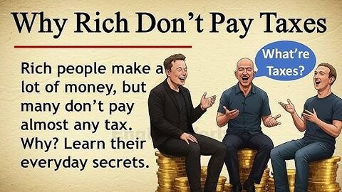 Bombshell Professor Madoff speaks out why the wealthy rich don’t pay taxes