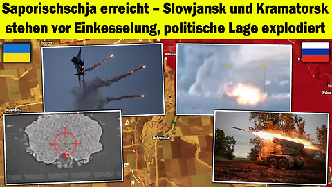 Kräfte bei Saporischschja - Slowjansk & Kramatorsk vor Einkesselung! 🌍Politik brennt🔥 Ukraine krieg