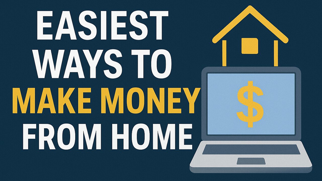 Easiest Ways to Make Money from Home | Work From Home Ideas 2025