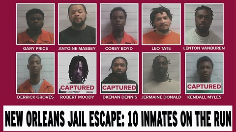 🔒 New Orleans Jail Escape | 10 Inmates Break Out in Shocking Prison Escape 🔒 | NEWSDRIFT