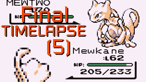 Pokémon Blue - Walkthrough/Videonávod - TIMELAPSE/ZRYCHLENO - 5 - FINAL/FINÁLNÍ {N/A}