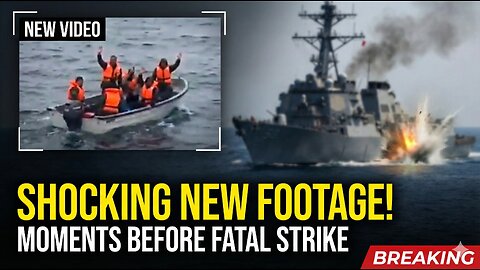 ‘Drug Boat’ Shocker: New Video Shows Survivors Frantically Waving Right Before Fatal Second Strike