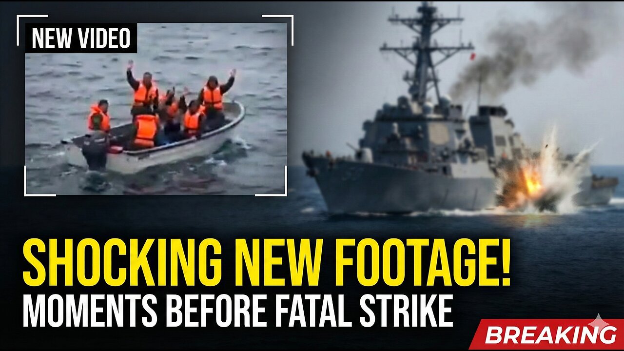 ‘Drug Boat’ Shocker: New Video Shows Survivors Frantically Waving Right Before Fatal Second Strike