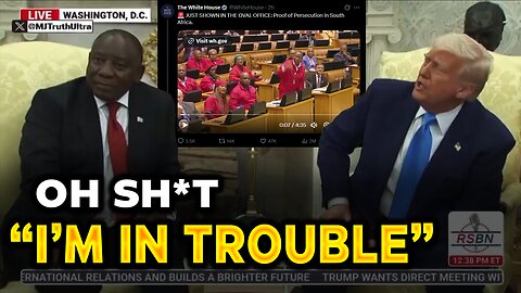 Trump EXPOSES South Africa's Genocide to Ramaphosa's Face