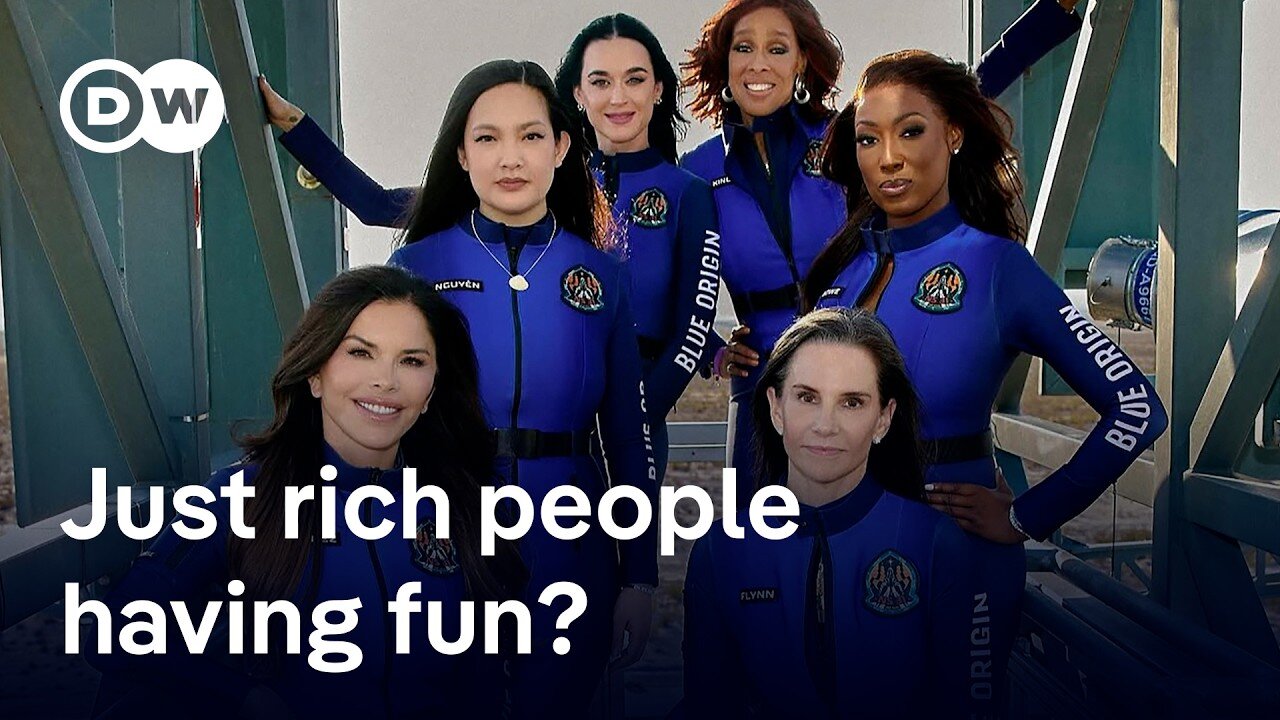 Female crew with Katy Perry set to launch into space in Jeff Bezos’s Blue Origin rocket | DW News